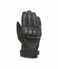 IXON RS ARENA MS M/SEASON LEATH/TEX GLV BLK/CARBON - Motorcycle Glove - Ixon
