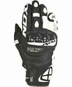 IXON RS RING BLK/WHT - Motorcycle Glove - Ixon
