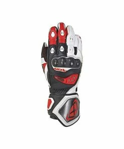 IXON RS GENIUS 2 BLK/WHT/RED - Motorcycle Glove - Ixon