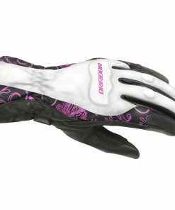 Dririder Vivid 2 Ladies Gloves - White/Pink
