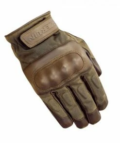 MERLIN Motorcycle Gloves Ranton Wax/ Lthr Brn - Merlin