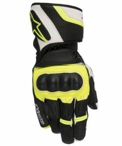 Alpinestars SPZ Drystar Black/White/Fluro Yellow All-Weather Riding Road Gloves -Gloves sale2022 AS352791712556 66 4