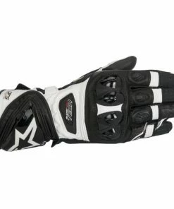 Alpinestars Supertech Black/White Performance Riding Road Gloves