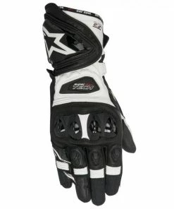 Alpinestars Supertech Black/White Performance Riding Road Gloves -Gloves sale2022 AS355601712056 66 3