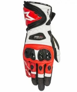 Alpinestars Supertech Black/White/Red Performance Riding Road Gloves -Gloves sale2022 AS355601712356 66 4