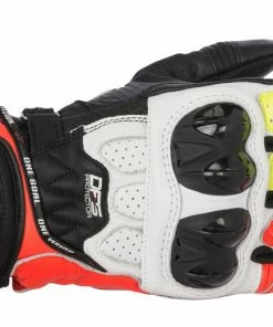 Alpinestars GP Plus R Black/White/Fluro Yellow/Red Performance Riding Road Gloves