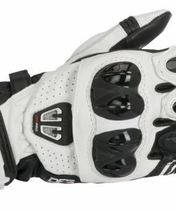 Alpinestars GP Pro R2 Black/White Performance Riding Road Gloves