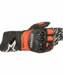 Alpinestars GP PRO R3 Gloves - Black/Fluro Red