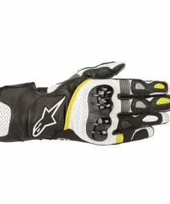 Alpinestars SP-2 V2 Performance Road Gloves - Black/White/Yellow