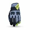 FIVE GT-3 WR Motorcycle Glove - Grey/Fluro - Five -Gloves sale2022 GFGT3105 3