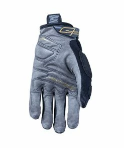 Five MXF 'Pro Rider S' Off-Road Gloves - Black/Gold -Gloves sale2022 GFM693 3