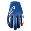 Five MXF4 Off-Road Gloves - Scrub Blue/Fluo Orange