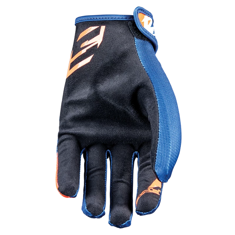 Five MXF4 Off-Road Gloves - Scrub Blue/Fluo Orange 4 Five MXF4 Off-Road Gloves - Scrub Blue/Fluo Orange - Image 2