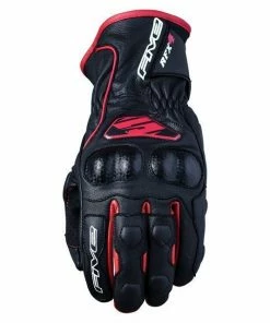 Five RFX4 Racing Gloves - Black/Red