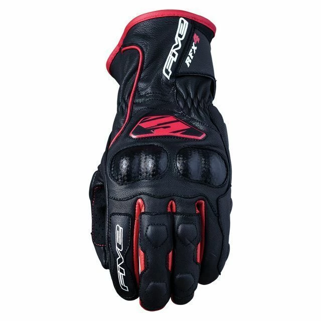 Five RFX4 Racing Gloves - Black/Red 3 Five RFX4 Racing Gloves - Black/Red