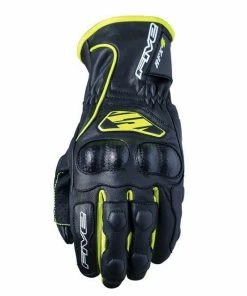 Five RFX4 Racing Gloves - Black/Fluro