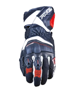 Five RFX4 Evo Racing Gloves - Black/White/Red