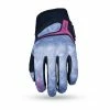 FIVE RS-3 LADIES Motorcycle Glove - FLOWER GREY PINK - Five -Gloves sale2022 GFRS39085 86 2