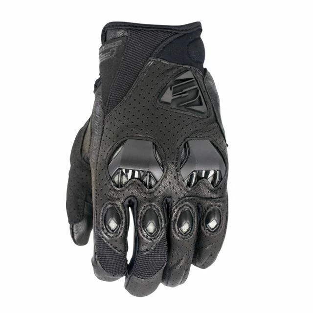 Five Stunt Evo Leather Air Street Gloves - Black 3 Five Stunt Evo Leather Air Street Gloves - Black