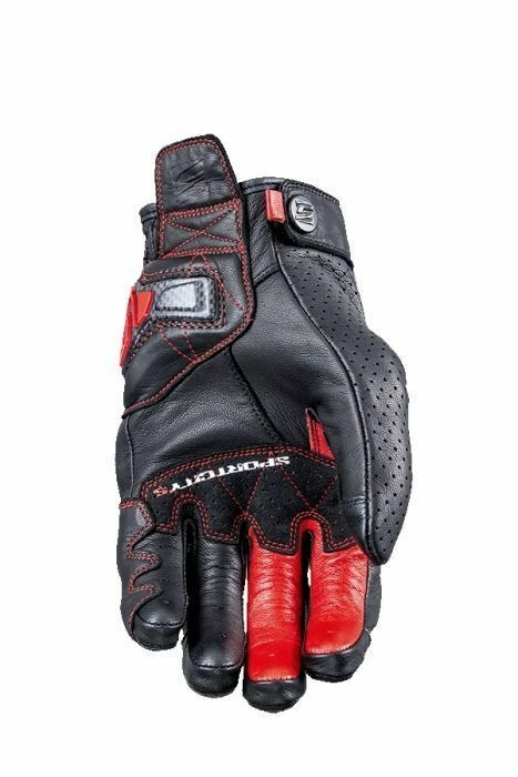 Five Sport City Carbon Road Gloves - Black/Red 4 Five Sport City Carbon Road Gloves - Black/Red - Image 2